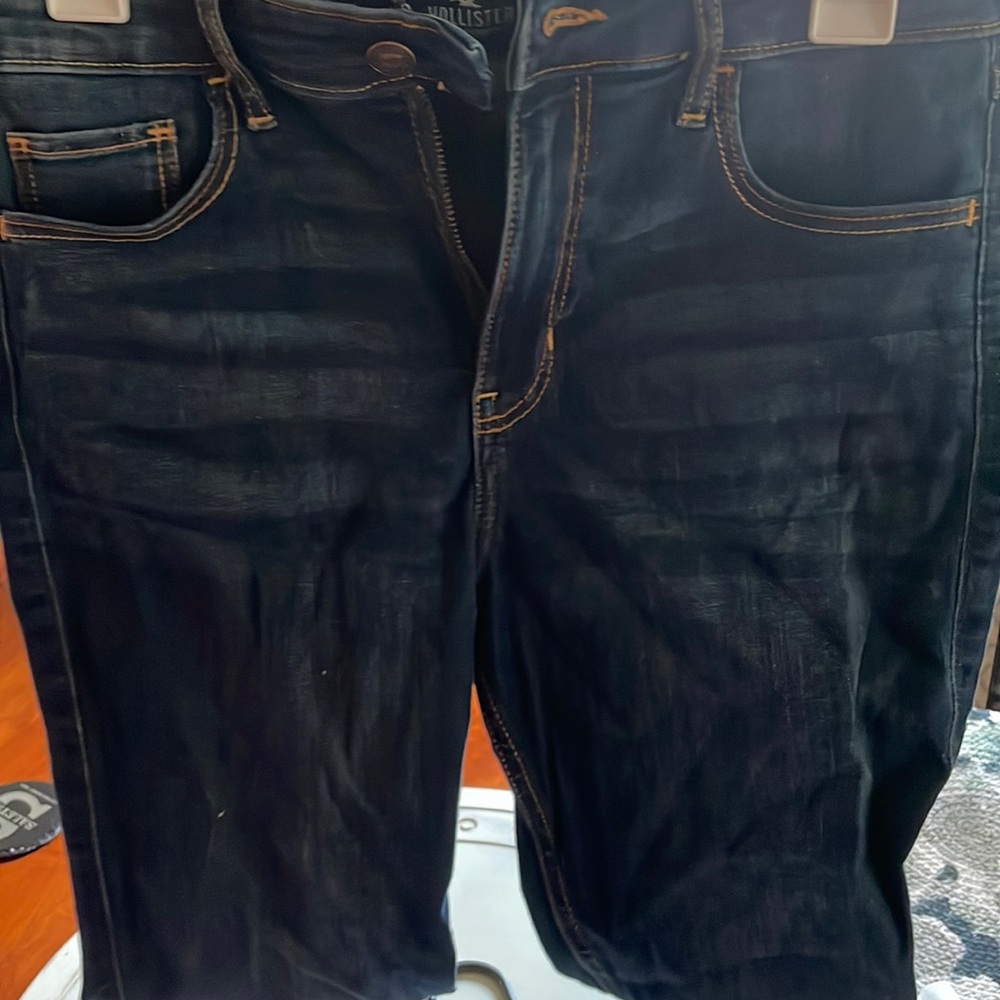 Hollister high rise super skinny Jean dark wash